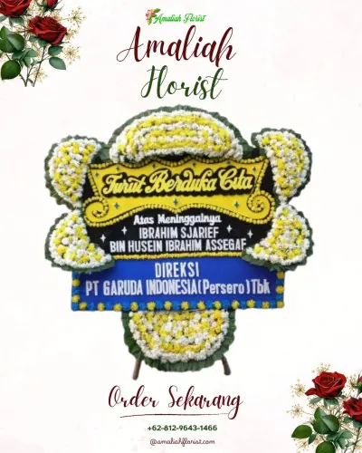 Papan Bunga Duka di Cijoro Lebak