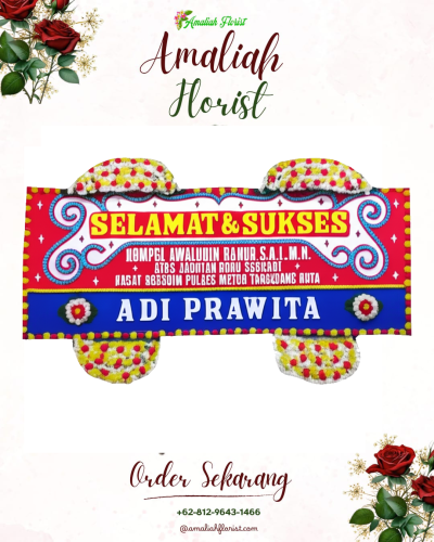 Karangan Bunga Ucapan Selamat