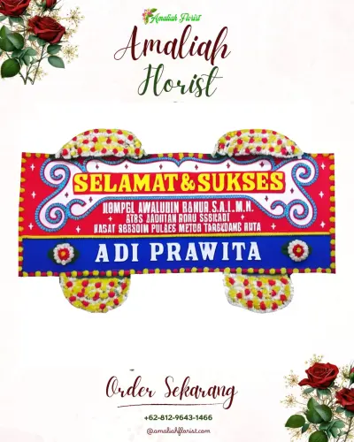 Karangan Bunga Ucapan Selamat di Cijoro Lebak